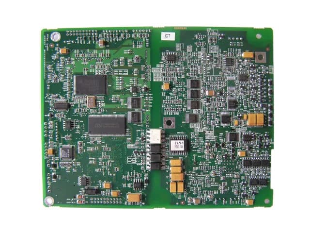 Large-format mainboard — Large mainboard with mixed through-hole and SMT population